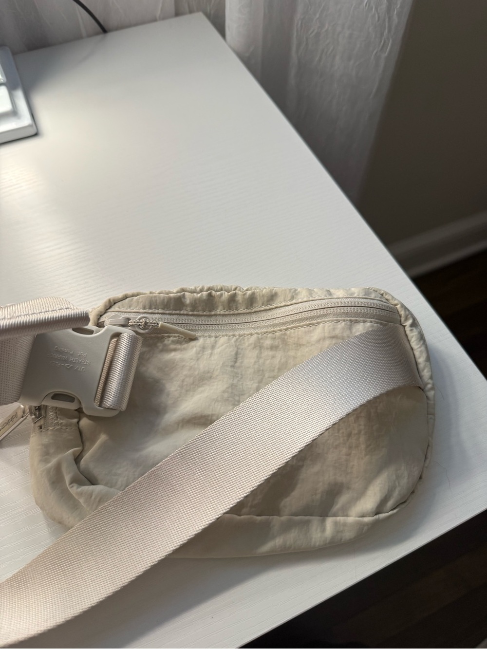 lululemon athletica Cream Crossbody Belt Bag